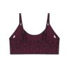image:imageAUROLA Leopard Sports Bras for WomenBackless Padded Strappy Seamless Workout Gym Yoga Active TopsLeo Black Cherry