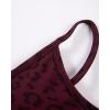 image:imageAUROLA Leopard Sports Bras for WomenBackless Padded Strappy Seamless Workout Gym Yoga Active TopsLeo Black Cherry