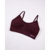 image:imageAUROLA Leopard Sports Bras for WomenBackless Padded Strappy Seamless Workout Gym Yoga Active TopsLeo Black Cherry