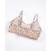 image:imageAUROLA Leopard Sports Bras for WomenBackless Padded Strappy Seamless Workout Gym Yoga Active TopsLeo Cream