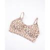 image:imageAUROLA Leopard Sports Bras for WomenBackless Padded Strappy Seamless Workout Gym Yoga Active TopsLeo Cream