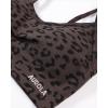 image:imageAUROLA Leopard Sports Bras for WomenBackless Padded Strappy Seamless Workout Gym Yoga Active TopsLeo Espresso