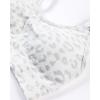 image:imageAUROLA Leopard Sports Bras for WomenBackless Padded Strappy Seamless Workout Gym Yoga Active TopsLeo Light Grey