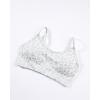 image:imageAUROLA Leopard Sports Bras for WomenBackless Padded Strappy Seamless Workout Gym Yoga Active TopsLeo Light Grey