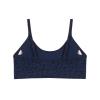 image:imageAUROLA Leopard Sports Bras for WomenBackless Padded Strappy Seamless Workout Gym Yoga Active TopsLeo Navy
