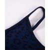 image:imageAUROLA Leopard Sports Bras for WomenBackless Padded Strappy Seamless Workout Gym Yoga Active TopsLeo Navy