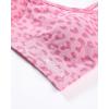 image:imageAUROLA Leopard Sports Bras for WomenBackless Padded Strappy Seamless Workout Gym Yoga Active TopsLeo Pink