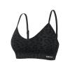 image:imageAUROLA Leopard Sports Bras for WomenBackless Padded Strappy Seamless Workout Gym Yoga Active TopsLeo Black