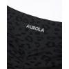 image:imageAUROLA Leopard Workout Shorts for WomenGym Shorts Scrunch Butt Seamless Athletic ShortsLeo Black