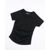 image:imageAUROLA Influence Seamless Workout T Shirt for Women Short Sleeve Slim Fit Basic Tee Yoga Gym Going Out Crop TopBlack