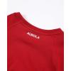 image:imageAUROLA Influence Seamless Workout T Shirt for Women Short Sleeve Slim Fit Basic Tee Yoga Gym Going Out Crop TopChili Red