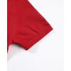 image:imageAUROLA Influence Seamless Workout T Shirt for Women Short Sleeve Slim Fit Basic Tee Yoga Gym Going Out Crop TopChili Red