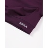 image:imageAUROLA Influence Crop Top Workout Shirts for Women UltraSoft Seamless Gym T Shirts Short Sleeve Running Workout TopsBlackberry Purple