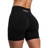 image:imageAUROLA Influence Butt Lifting Scrunch Workout Shorts for Women High Waist VCross Booty Running Gym Biker ShortsBlack