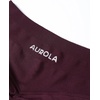 image:imageAUROLA Power Pro Workout Shorts for Women4 5 Scrunch Butt Lifting Tummy Control Squat Proof Seamless Gym ShortsBlack Cherry