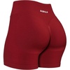image:imageAUROLA Power Pro Workout Shorts for Women4 5 Scrunch Butt Lifting Tummy Control Squat Proof Seamless Gym ShortsMaroon