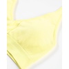 image:imageAUROLA Influence Halter Backless VNeck Sports Bra for Women OpenBack Padded Yoga Workout Crop Top with Adjustable StrapsElfin Yellow