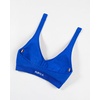 image:imageAUROLA Influence Halter Backless VNeck Sports Bra for Women OpenBack Padded Yoga Workout Crop Top with Adjustable StrapsKlein Blue