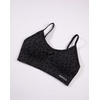 image:imageAUROLA Leopard Cheetah Sports Bras for WomenBackless Padded Strappy Seamless Workout Gym Yoga Active TopsLeo Black
