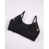 image:imageAUROLA Leopard Cheetah Sports Bras for WomenBackless Padded Strappy Seamless Workout Gym Yoga Active TopsLeo Black
