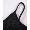 image:imageAUROLA Leopard Cheetah Sports Bras for WomenBackless Padded Strappy Seamless Workout Gym Yoga Active TopsLeo Black