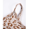 image:imageAUROLA Leopard Cheetah Sports Bras for WomenBackless Padded Strappy Seamless Workout Gym Yoga Active TopsLeo Cream
