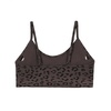 image:imageAUROLA Leopard Cheetah Sports Bras for WomenBackless Padded Strappy Seamless Workout Gym Yoga Active TopsLeo Espresso