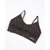 image:imageAUROLA Leopard Cheetah Sports Bras for WomenBackless Padded Strappy Seamless Workout Gym Yoga Active TopsLeo Espresso