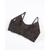 image:imageAUROLA Leopard Cheetah Sports Bras for WomenBackless Padded Strappy Seamless Workout Gym Yoga Active TopsLeo Espresso