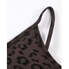 image:imageAUROLA Leopard Cheetah Sports Bras for WomenBackless Padded Strappy Seamless Workout Gym Yoga Active TopsLeo Espresso