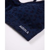 image:imageAUROLA Leopard Cheetah Sports Bras for WomenBackless Padded Strappy Seamless Workout Gym Yoga Active TopsLeo Navy