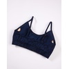 image:imageAUROLA Leopard Cheetah Sports Bras for WomenBackless Padded Strappy Seamless Workout Gym Yoga Active TopsLeo Navy