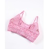 image:imageAUROLA Leopard Cheetah Sports Bras for WomenBackless Padded Strappy Seamless Workout Gym Yoga Active TopsLeo Pink