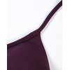image:imageAUROLA Influence Strappy Bra Sports Bras for Women Backless Padded Impact Strappy Bra Workout Gym Yoga with Removable CupsBlackberry Purple