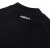 image:imageAUROLA Workout Tops for Women Short Sleeve Gym Shirts Seamless Slim Fit Zip Up Yoga Jacket Crop TopBlack
