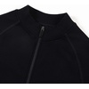 image:imageAUROLA Workout Tops for Women Short Sleeve Gym Shirts Seamless Slim Fit Zip Up Yoga Jacket Crop TopBlack