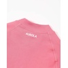 image:imageAUROLA Workout Tops for Women Short Sleeve Gym Shirts Seamless Slim Fit Zip Up Yoga Jacket Crop TopBubblegum