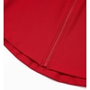 image:imageAUROLA Workout Tops for Women Short Sleeve Gym Shirts Seamless Slim Fit Zip Up Yoga Jacket Crop TopFlame Red