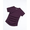 image:imageAUROLA Influence Seamless Workout T Shirt for Women Short Sleeve Slim Fit Basic Tee Yoga Gym Going Out Crop TopBlackberry Purple