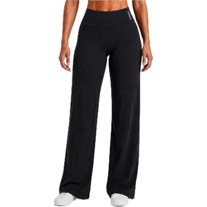 image:imageAUROLA Yoga Pants Workout Leggings Women No Front Seam Straight Gym Leggings 29 31 33 High Waist Stretch Soft PantsCharcoal Art