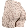 image:imageAUROLA Leopard Cheetah Workout Shorts for WomenGym Shorts Scrunch Butt Seamless Yoga Athletic ShortsLeo Oatmeal Wild