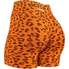 image:imageAUROLA Leopard Cheetah Workout Shorts for WomenGym Shorts Scrunch Butt Seamless Yoga Athletic ShortsLeo Sahara Gold