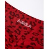 image:imageAUROLA Leopard Cheetah Workout Shorts for WomenGym Shorts Scrunch Butt Seamless Yoga Athletic ShortsLeo Carmine Red