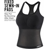 image:imageAUROLA Power Pro Ribbed Seamless Racerback Tank Tops with Built in Bras  Support Stays in Place Tanks with Built in Bra Racerback Workout Tank Tops Woman Core Waist Support Gym Yoga Running CyclingBlack