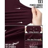 image:imageAUROLA Power Pro Ribbed Seamless Racerback Tank Tops with Built in Bras  Support Stays in Place Tanks with Built in Bra Racerback Workout Tank Tops Woman Core Waist Support Gym Yoga Running CyclingBlack Cherry