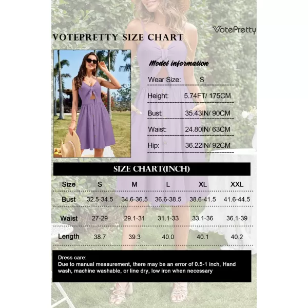VOTEPRETTY Women's Summer Dresses Spring Sundresses Beach Clothes Outfit Vacation 2024 V Neck Casual Tropical Resort Hawaiian