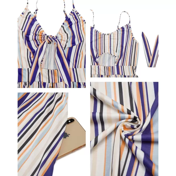 VOTEPRETTY Women's Summer Dresses Spring Sundresses Beach Clothes Outfit Vacation 2024 V Neck Casual Tropical Resort Hawaiian