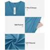 imageVOTEPRETTY Womens Short Sleeve V Neck Wrap Dress Summer Casual Floral Sundress with PocketsBlue208