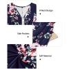 imageVOTEPRETTY Womens Short Sleeve V Neck Wrap Dress Summer Casual Floral Sundress with PocketsFloral01short Sleeve