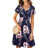 imageVOTEPRETTY Womens Short Sleeve V Neck Wrap Dress Summer Casual Floral Sundress with PocketsFloral01short Sleeve